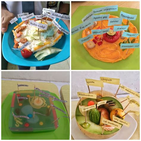 Wety Yuningsih: Membuat Model Sel Hewan dan Sel Tumbuhan dengan Bahan