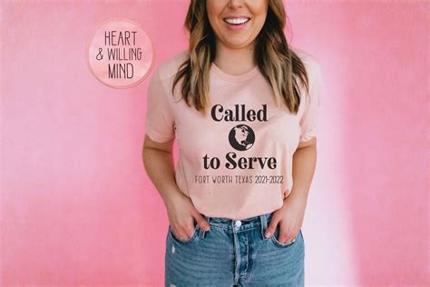 Lds Sister Missionary T Shirts Called To Serve Lds Clothing Etsy