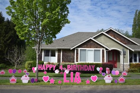 Paper or card stock to use as template letters and numbers. Princess Birthday Yard Signs in Mill Creek, WA and surrounding locations will make a great surp ...