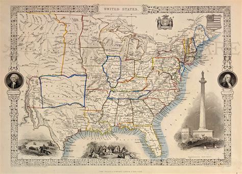 Old Map Of The United States Iconic Prohibition Era 1926 Antique Map