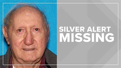 Update Silver Alert Missing Elderly Person At Risk Found