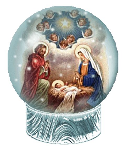 Snowy Nativity Of Jesus Happy Birthday Jesus 