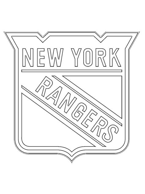 new york rangers logo coloring page free nhl coloring pages ...