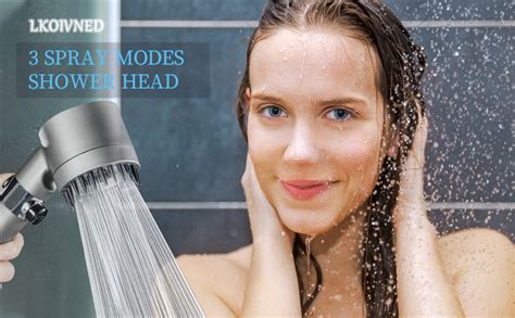 Shower Head Powerful Flow With Filter Shower Head High Pressure Water Saving Spray With 3 Modes