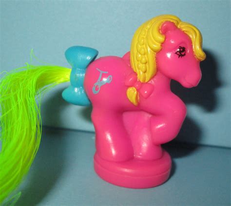 Vintage My Little Pony Petite Bright Sight Ponies Set 3 Scooter Toy