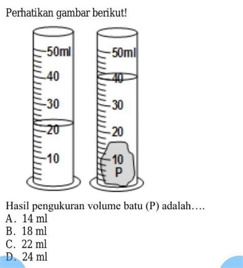 Cara Mengukur Volume Batu Blog Soal Riset