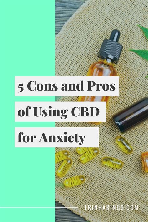 5 Cons And Pros For Using Cbd For Anxiety — Erin Harings Connecticut