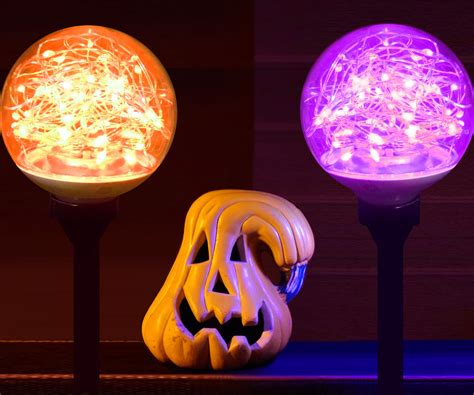 Turn G25 Light Bulbs Into Halloween Fairy Bulbs 5 Steps With
