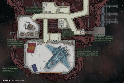 Mining Station The Hangar Scribbles In Space On Patreon Star Wars