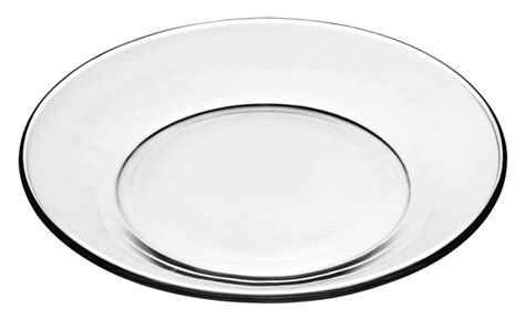 Clear Glass 7 Salad Plate Ocean Tents