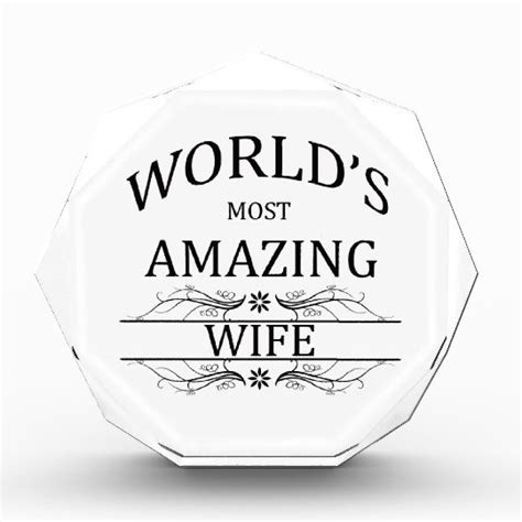 world s most amazing wife acrylic award au