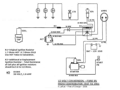 Ford 8n Tractor Wiring Diagrams Qanda For 6v And 12v Conversions