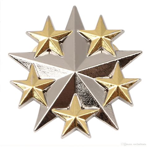 2017 Us United States Navy Six Star General Rank Metal Hat Badge 34058