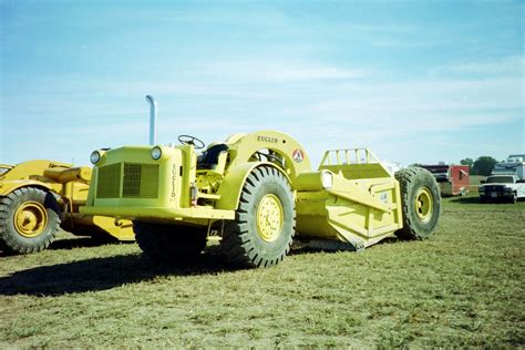 Lime Green Euclid S7 Scraper Heavy Construction Equipment Heavy