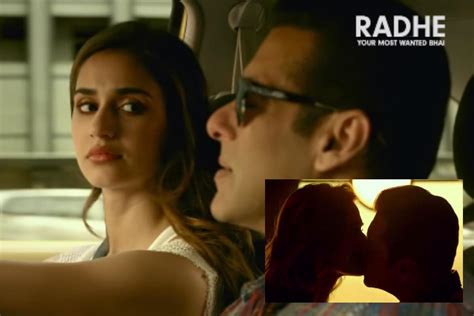 Radhe Your Most Wanted Bhai Trailer Salman Khan Ends No Kiss Policy On Screen Locks Lips