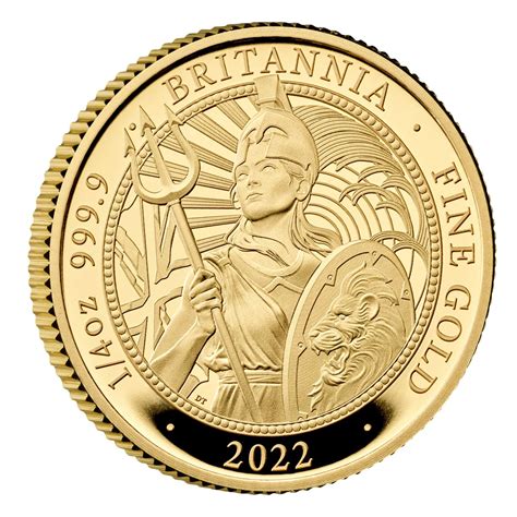 The Britannia 2022 Uk 14oz Gold Proof Coin The Royal Mint
