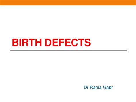 Ppt Birth Defects Powerpoint Presentation Free Download Id2953463