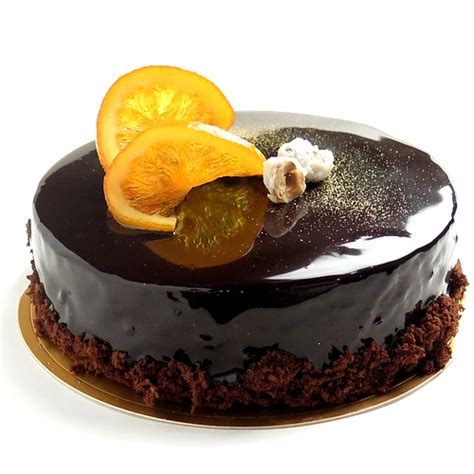 Send Chocolate Cake With Fruit Slice On Top Online By GiftJaipur In