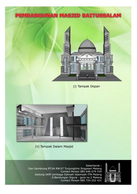 Membuat Proposal Pembangunan Masjid Proposal Renovasi Masjid Nurul