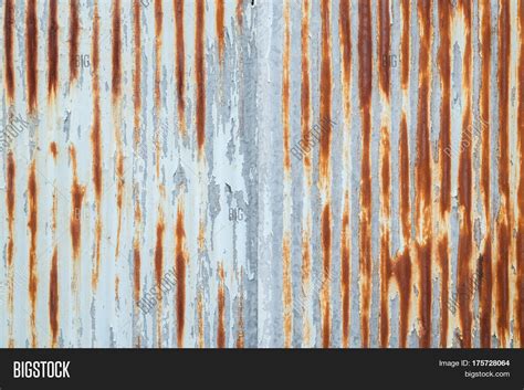 Old Metal Sheet Roof Texture Image And Photo Bigstock