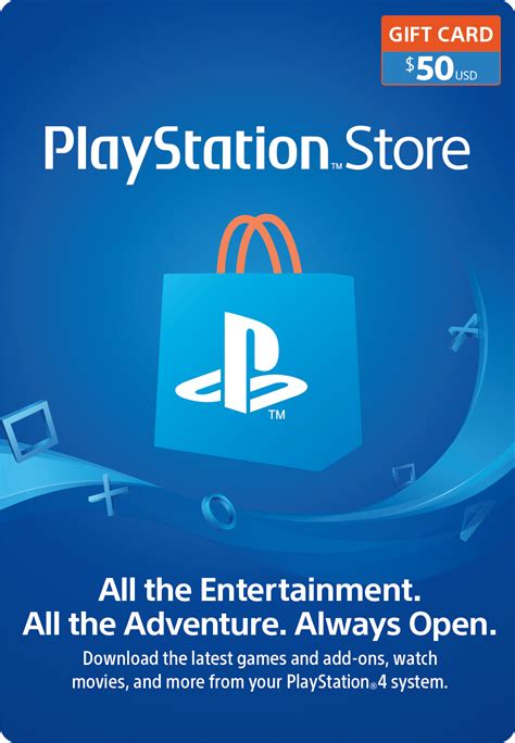 To revisit this article, select m. PlayStation Store Gift Card $50 | PlayStation 4 | GameStop