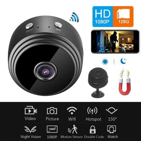 A9 1080p Hd Magnetic Wifi Mini Camera With V380 App