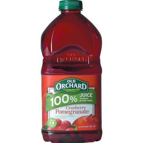 Old Orchard 64 Oz 100 Juice Cranberry Pomegranate Juice By Old Orchard