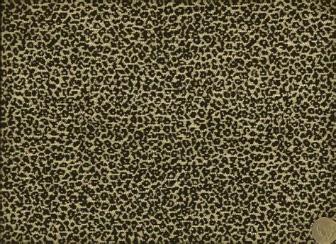 Woven Cheetah Leopard Animal Print Black Offwhite Chenille Upholstery