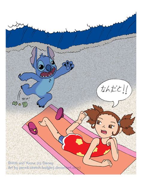 Stitch And Yuna Universe Art On Stitch Gang With Ocs Deviantart