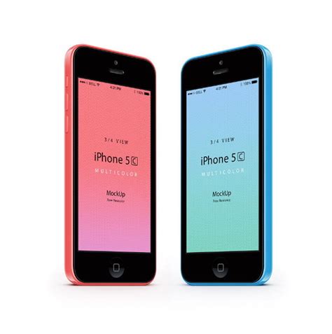 Free 12 Psd Iphone 5c Presentation Mockups In Psd Indesign Ai