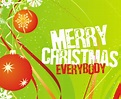 Merry Christmas Everybody Vector Art & Graphics | freevector.com