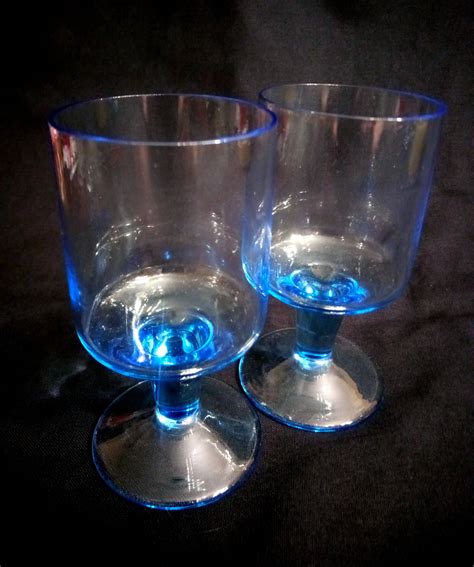 Set Of 6 Blue Vodka Glasses Vintage Soviet Shot Glasses 3 Oz Etsy