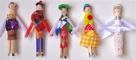 Art With Kids Clothes Pin Dolls