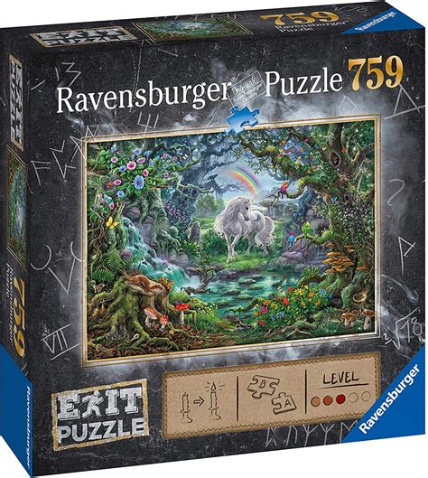 On a woodland walk you discover delicious mushroom and take a tiny bite … Escape The Room Unicorn 759 Ravensburger Jigsaw - Games ...