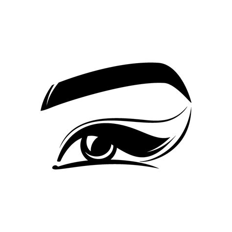Eye Logo And Eyebrow For Makeup 2378036 Vector Art At Vecteezy