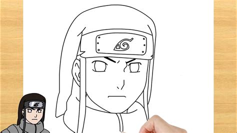 How To Draw Neji Hyuga Naruto Easy Drawing How To Draw Anime