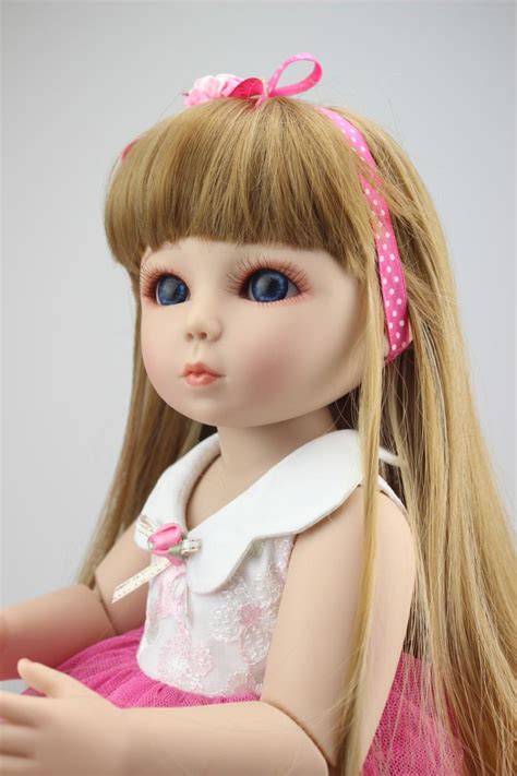 New Beautiful Sd Bjd Doll In Pink Dress Quality Handmade Doll In 18