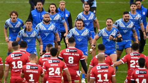 Nrl 2022 Tonga Samoa Sipi Tau Siva Tau Quarter Finals Rugby