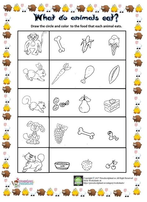 What Do Farm Animals Eat Worksheet Tomas Blog