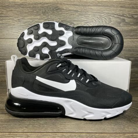 Nike Air Max 270 React Black White Sneakers Shoes Ci3866 004 Mens