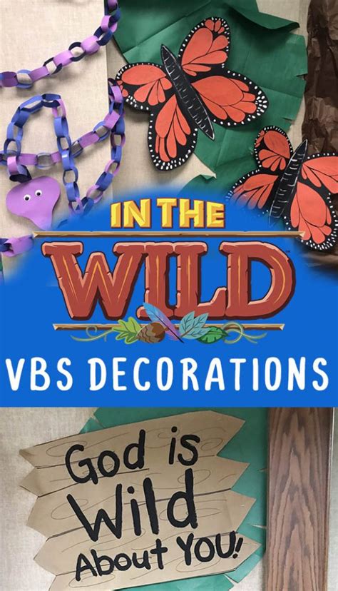 In The Wild Vbs Junglesafari Themed Decoration Ideas Clumsy