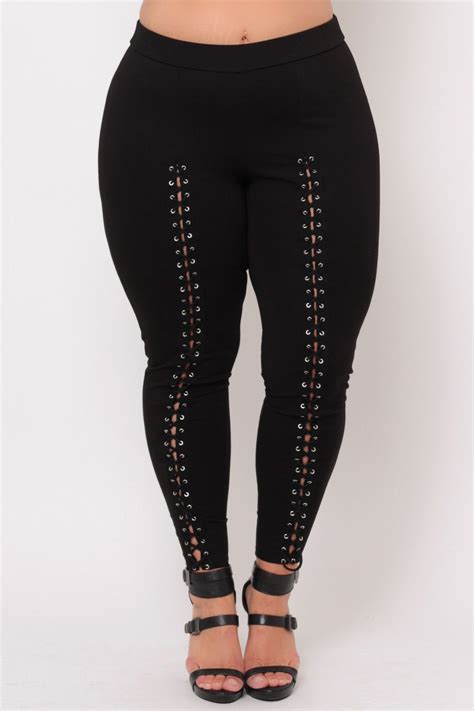 This Plus Size Super Stretch Knit Legging Has An Added Stretch To Flatter Your Figure It Featu