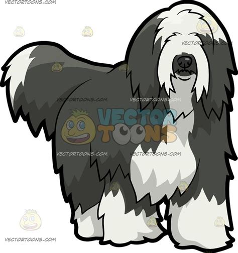 A drawing of her dog as a gift to her mom. Fuzzy shaggy clipart - Clipground