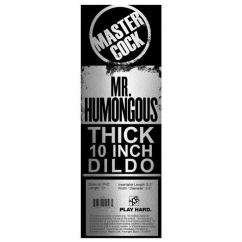 Mr Humongous Thick 10 Inch Dildo Sex Toy Ebay