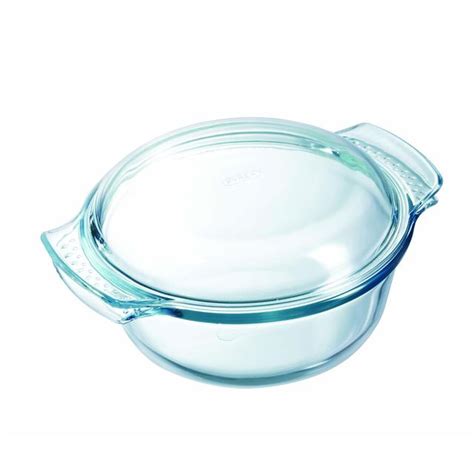 Pyrex Glass Round Casserole Dish And Lid 20cm Ocado