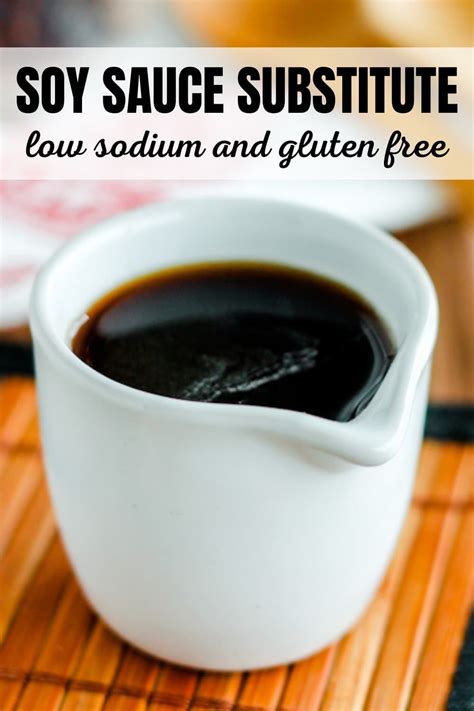 Soy Sauce Substitute Low Sodium Gluten Free Alternative In 2023