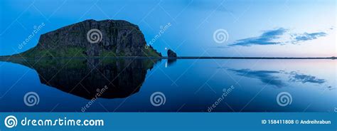 Image Of Mountain Lake Panorama In Iceland Stock Photo Image Of