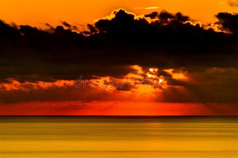 Seascape Sunset Landscape Stock Image Image Of Nature 102056935
