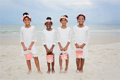 How To Have A Happy Beach Wedding Flower Girl Florida Beach Weddings
