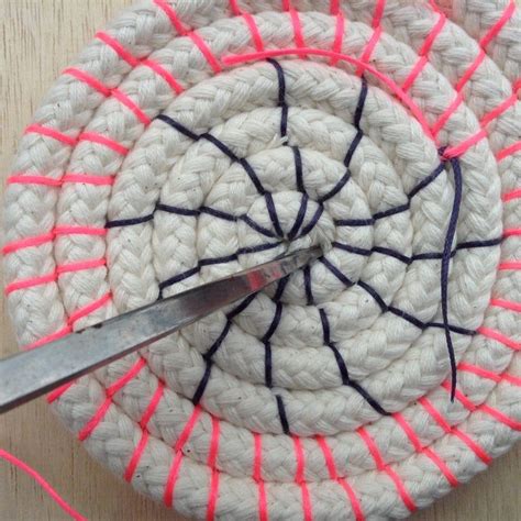 Diy Coil Rope Bowl Tutorial And Materials Woven Rope Basket Making Kit